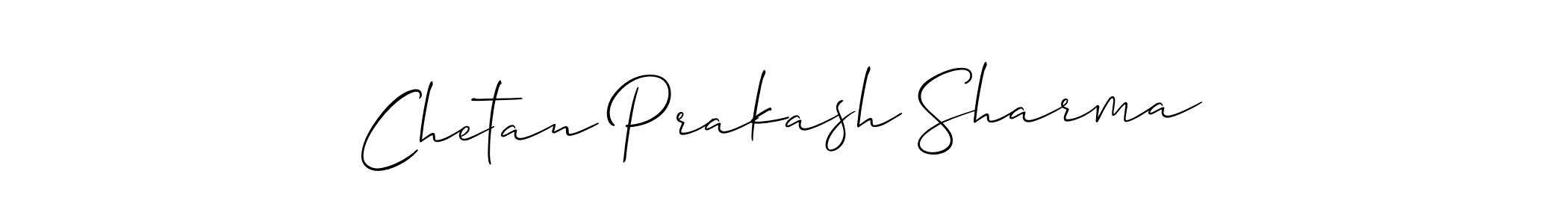Make a beautiful signature design for name Chetan Prakash Sharma. With this signature (Allison_Script) style, you can create a handwritten signature for free. Chetan Prakash Sharma signature style 2 images and pictures png