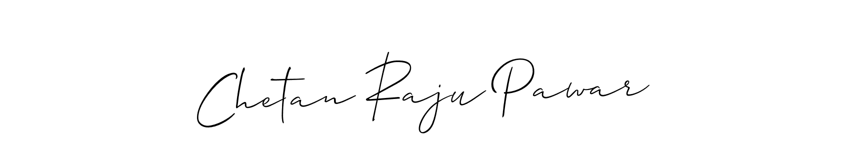 How to make Chetan Raju Pawar signature? Allison_Script is a professional autograph style. Create handwritten signature for Chetan Raju Pawar name. Chetan Raju Pawar signature style 2 images and pictures png