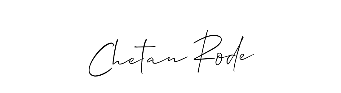 Make a short Chetan Rode signature style. Manage your documents anywhere anytime using Allison_Script. Create and add eSignatures, submit forms, share and send files easily. Chetan Rode signature style 2 images and pictures png
