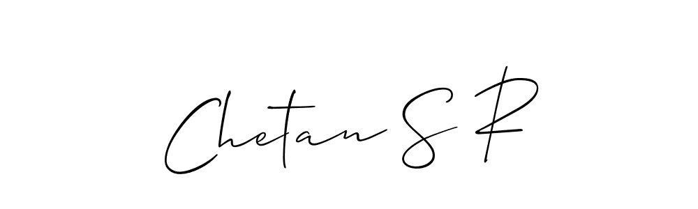 The best way (Allison_Script) to make a short signature is to pick only two or three words in your name. The name Chetan S R include a total of six letters. For converting this name. Chetan S R signature style 2 images and pictures png