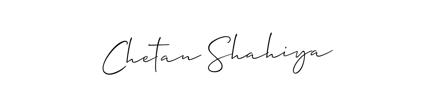 The best way (Allison_Script) to make a short signature is to pick only two or three words in your name. The name Chetan Shahiya include a total of six letters. For converting this name. Chetan Shahiya signature style 2 images and pictures png