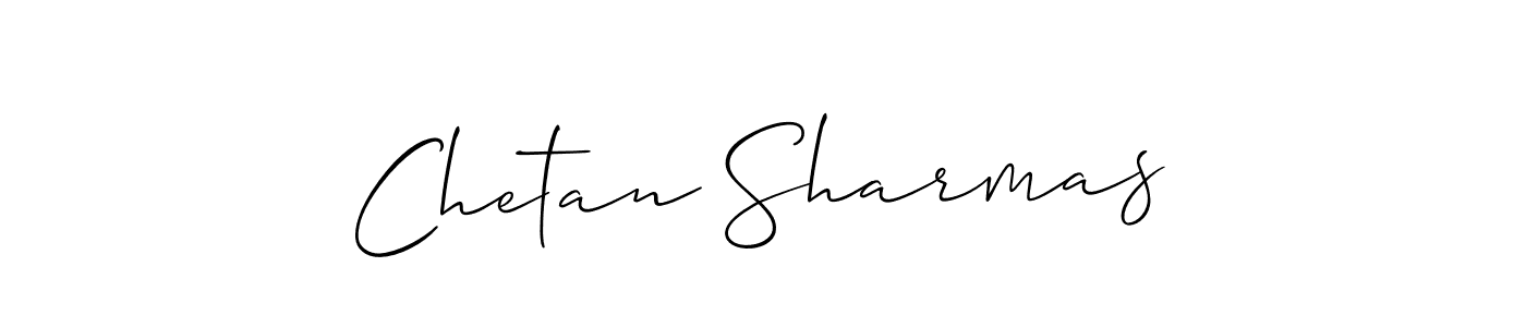 You should practise on your own different ways (Allison_Script) to write your name (Chetan Sharmas) in signature. don't let someone else do it for you. Chetan Sharmas signature style 2 images and pictures png