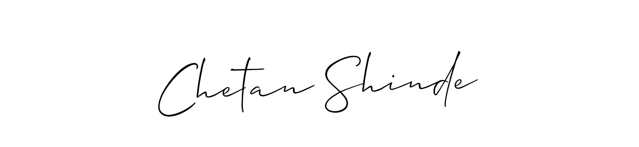 Also we have Chetan Shinde name is the best signature style. Create professional handwritten signature collection using Allison_Script autograph style. Chetan Shinde signature style 2 images and pictures png