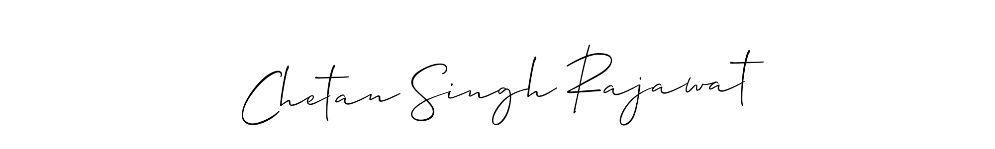 Create a beautiful signature design for name Chetan Singh Rajawat. With this signature (Allison_Script) fonts, you can make a handwritten signature for free. Chetan Singh Rajawat signature style 2 images and pictures png