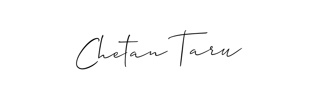 The best way (Allison_Script) to make a short signature is to pick only two or three words in your name. The name Chetan Taru include a total of six letters. For converting this name. Chetan Taru signature style 2 images and pictures png