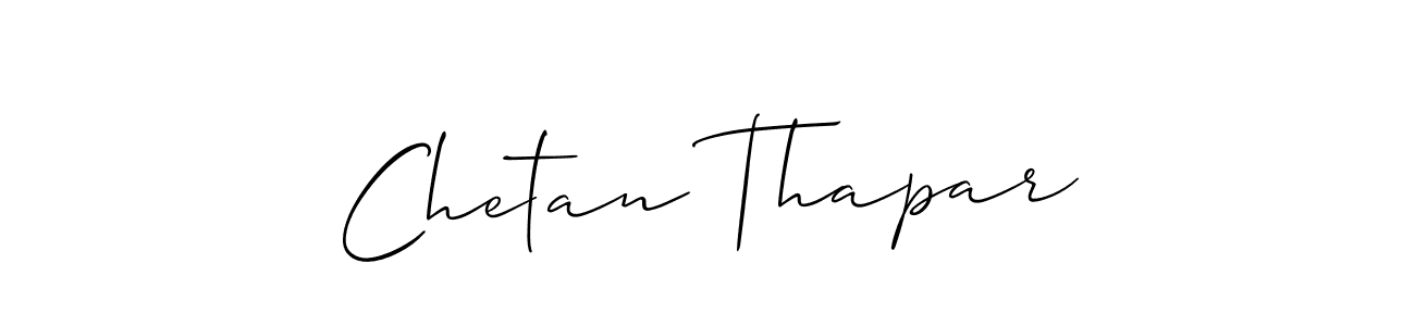 if you are searching for the best signature style for your name Chetan Thapar. so please give up your signature search. here we have designed multiple signature styles  using Allison_Script. Chetan Thapar signature style 2 images and pictures png