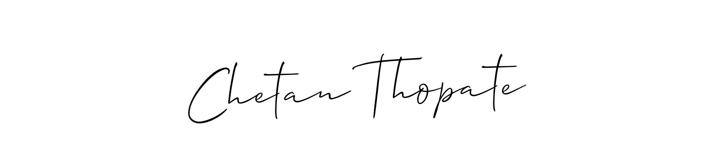 if you are searching for the best signature style for your name Chetan Thopate. so please give up your signature search. here we have designed multiple signature styles  using Allison_Script. Chetan Thopate signature style 2 images and pictures png