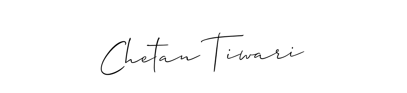 The best way (Allison_Script) to make a short signature is to pick only two or three words in your name. The name Chetan Tiwari include a total of six letters. For converting this name. Chetan Tiwari signature style 2 images and pictures png