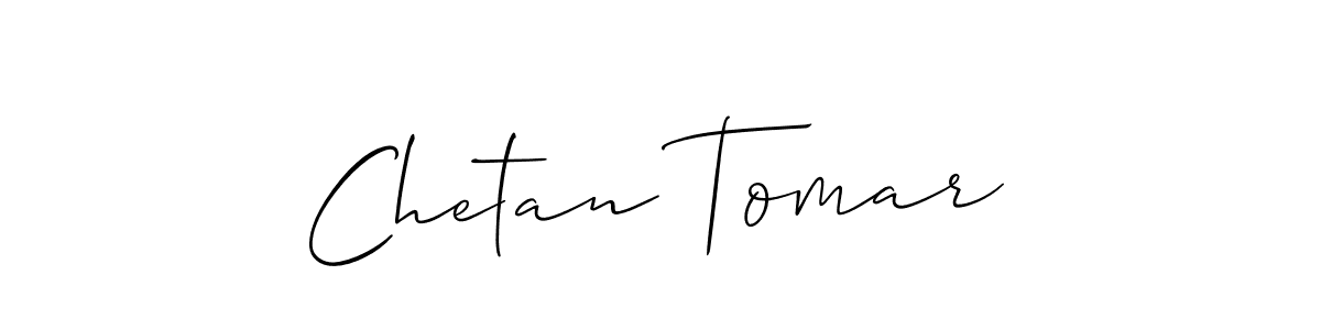 Make a short Chetan Tomar signature style. Manage your documents anywhere anytime using Allison_Script. Create and add eSignatures, submit forms, share and send files easily. Chetan Tomar signature style 2 images and pictures png