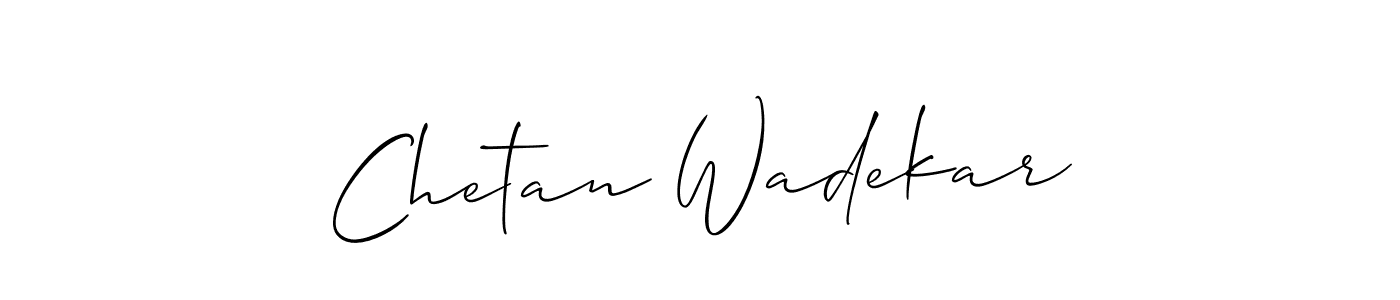 Similarly Allison_Script is the best handwritten signature design. Signature creator online .You can use it as an online autograph creator for name Chetan Wadekar. Chetan Wadekar signature style 2 images and pictures png