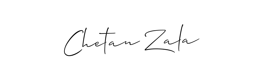 How to Draw Chetan Zala signature style? Allison_Script is a latest design signature styles for name Chetan Zala. Chetan Zala signature style 2 images and pictures png