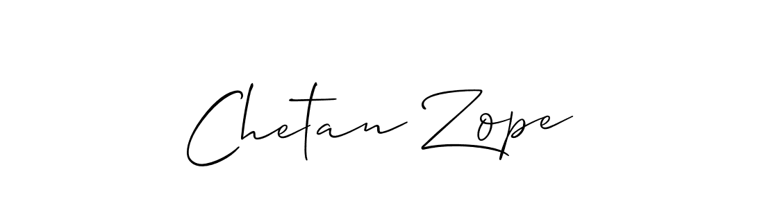 It looks lik you need a new signature style for name Chetan Zope. Design unique handwritten (Allison_Script) signature with our free signature maker in just a few clicks. Chetan Zope signature style 2 images and pictures png