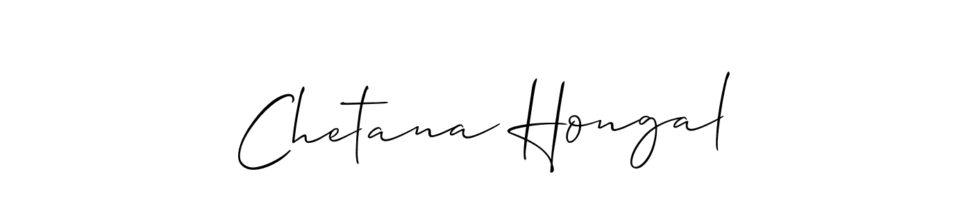 Use a signature maker to create a handwritten signature online. With this signature software, you can design (Allison_Script) your own signature for name Chetana Hongal. Chetana Hongal signature style 2 images and pictures png