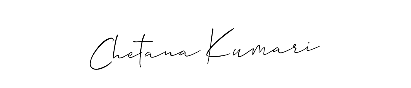Allison_Script is a professional signature style that is perfect for those who want to add a touch of class to their signature. It is also a great choice for those who want to make their signature more unique. Get Chetana Kumari name to fancy signature for free. Chetana Kumari signature style 2 images and pictures png