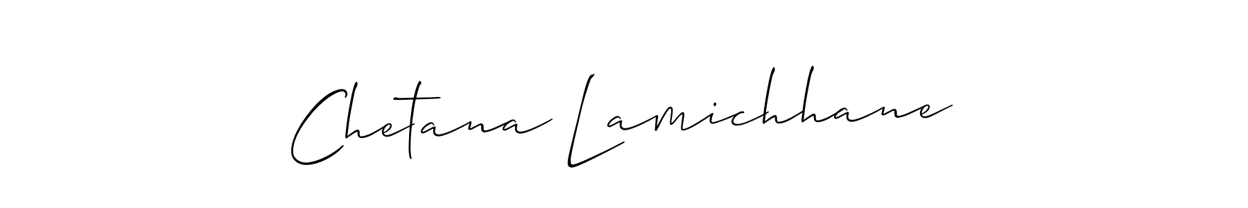 This is the best signature style for the Chetana Lamichhane name. Also you like these signature font (Allison_Script). Mix name signature. Chetana Lamichhane signature style 2 images and pictures png