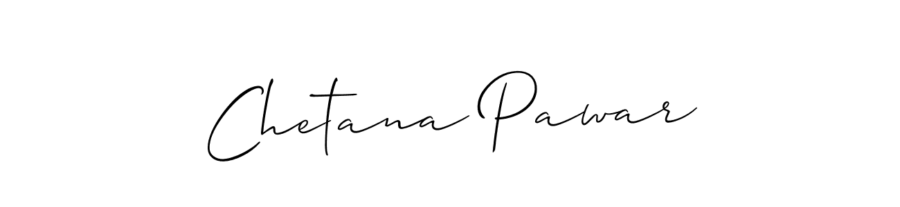 Allison_Script is a professional signature style that is perfect for those who want to add a touch of class to their signature. It is also a great choice for those who want to make their signature more unique. Get Chetana Pawar name to fancy signature for free. Chetana Pawar signature style 2 images and pictures png