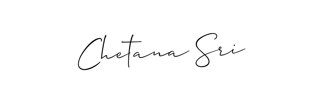 Make a short Chetana Sri signature style. Manage your documents anywhere anytime using Allison_Script. Create and add eSignatures, submit forms, share and send files easily. Chetana Sri signature style 2 images and pictures png