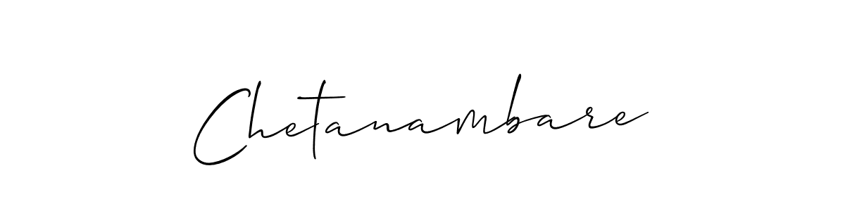 Use a signature maker to create a handwritten signature online. With this signature software, you can design (Allison_Script) your own signature for name Chetanambare. Chetanambare signature style 2 images and pictures png