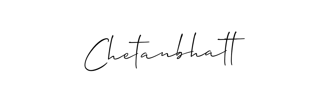 Make a beautiful signature design for name Chetanbhatt. With this signature (Allison_Script) style, you can create a handwritten signature for free. Chetanbhatt signature style 2 images and pictures png