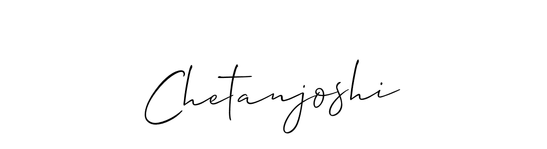 Also we have Chetanjoshi name is the best signature style. Create professional handwritten signature collection using Allison_Script autograph style. Chetanjoshi signature style 2 images and pictures png