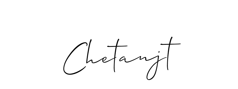 Make a beautiful signature design for name Chetanjt. With this signature (Allison_Script) style, you can create a handwritten signature for free. Chetanjt signature style 2 images and pictures png