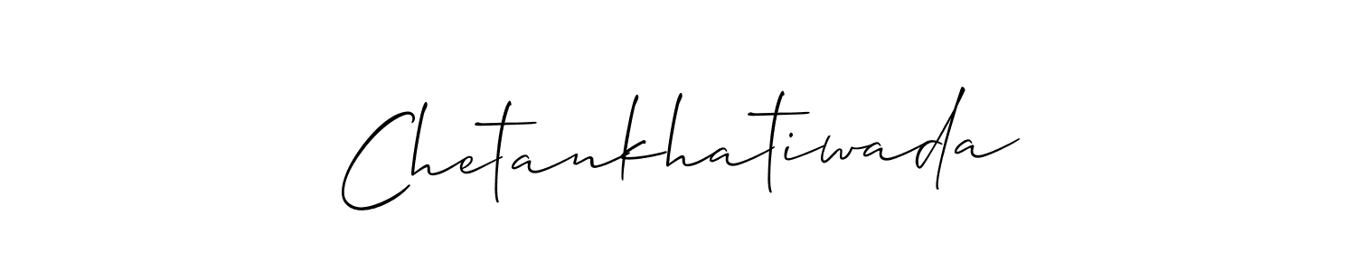 How to Draw Chetankhatiwada signature style? Allison_Script is a latest design signature styles for name Chetankhatiwada. Chetankhatiwada signature style 2 images and pictures png
