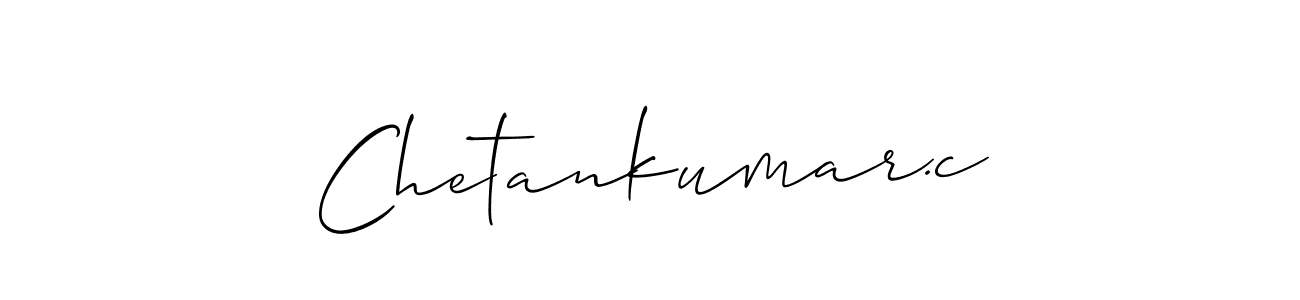 Also You can easily find your signature by using the search form. We will create Chetankumar.c name handwritten signature images for you free of cost using Allison_Script sign style. Chetankumar.c signature style 2 images and pictures png