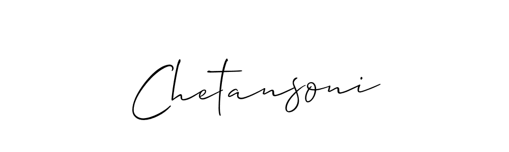 You should practise on your own different ways (Allison_Script) to write your name (Chetansoni) in signature. don't let someone else do it for you. Chetansoni signature style 2 images and pictures png
