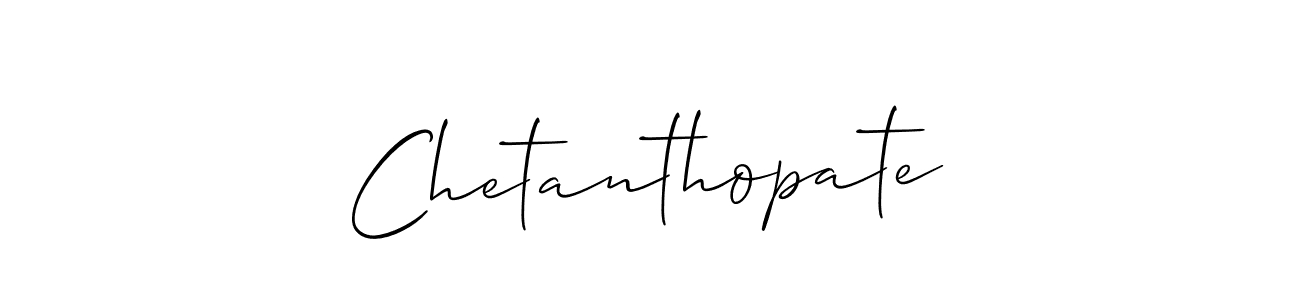 The best way (Allison_Script) to make a short signature is to pick only two or three words in your name. The name Chetanthopate include a total of six letters. For converting this name. Chetanthopate signature style 2 images and pictures png