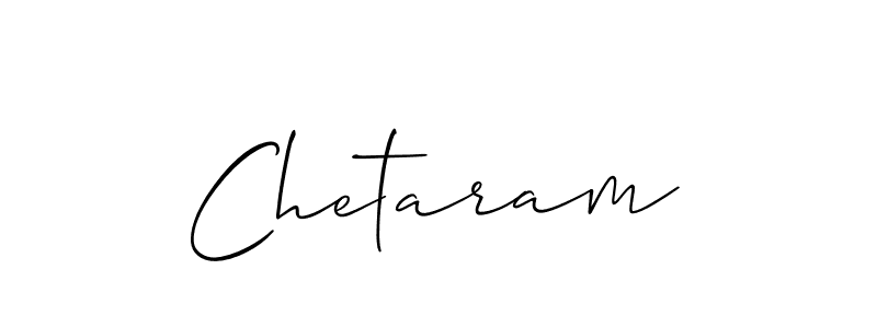 Also we have Chetaram name is the best signature style. Create professional handwritten signature collection using Allison_Script autograph style. Chetaram signature style 2 images and pictures png