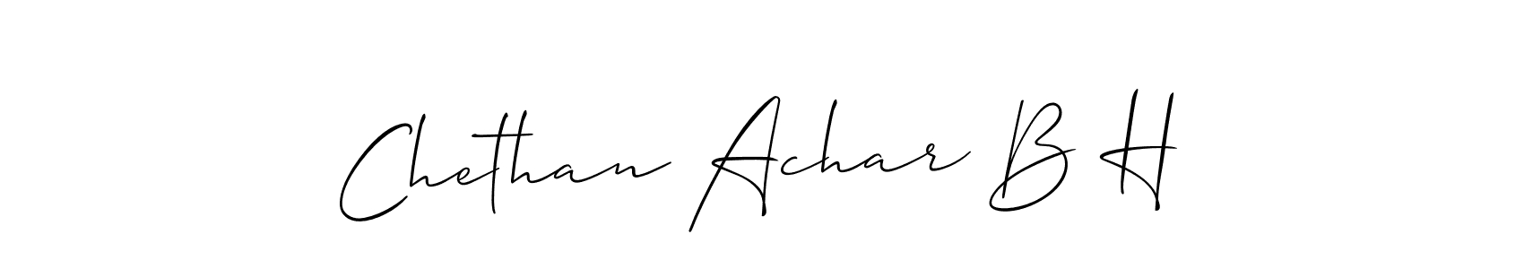 How to Draw Chethan Achar B H signature style? Allison_Script is a latest design signature styles for name Chethan Achar B H. Chethan Achar B H signature style 2 images and pictures png