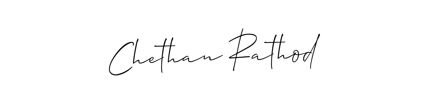 It looks lik you need a new signature style for name Chethan Rathod. Design unique handwritten (Allison_Script) signature with our free signature maker in just a few clicks. Chethan Rathod signature style 2 images and pictures png