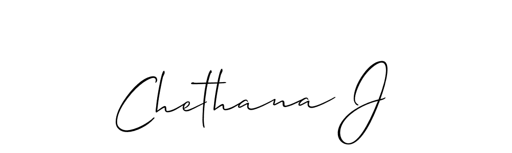 Make a beautiful signature design for name Chethana J. Use this online signature maker to create a handwritten signature for free. Chethana J signature style 2 images and pictures png