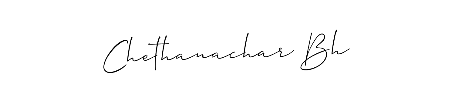 Allison_Script is a professional signature style that is perfect for those who want to add a touch of class to their signature. It is also a great choice for those who want to make their signature more unique. Get Chethanachar Bh name to fancy signature for free. Chethanachar Bh signature style 2 images and pictures png