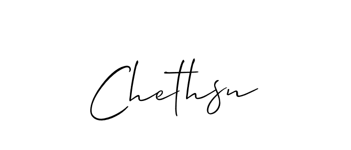 if you are searching for the best signature style for your name Chethsn. so please give up your signature search. here we have designed multiple signature styles  using Allison_Script. Chethsn signature style 2 images and pictures png