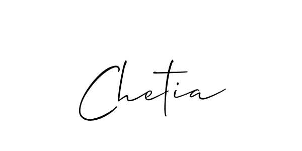 Make a beautiful signature design for name Chetia. With this signature (Allison_Script) style, you can create a handwritten signature for free. Chetia signature style 2 images and pictures png