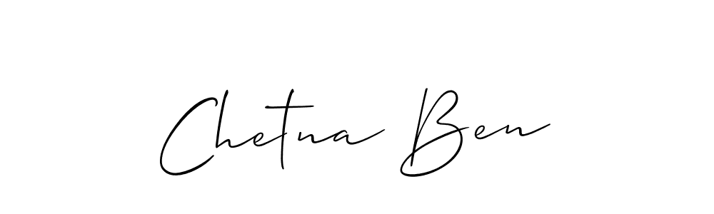 The best way (Allison_Script) to make a short signature is to pick only two or three words in your name. The name Chetna Ben include a total of six letters. For converting this name. Chetna Ben signature style 2 images and pictures png