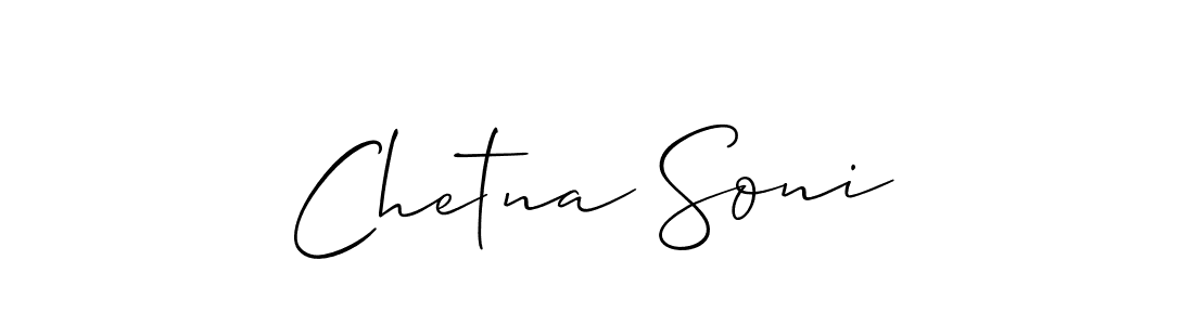 if you are searching for the best signature style for your name Chetna Soni. so please give up your signature search. here we have designed multiple signature styles  using Allison_Script. Chetna Soni signature style 2 images and pictures png