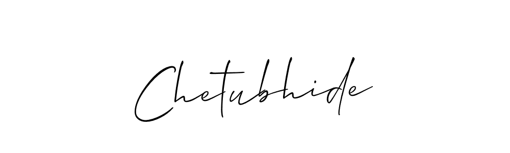 Make a beautiful signature design for name Chetubhide. Use this online signature maker to create a handwritten signature for free. Chetubhide signature style 2 images and pictures png