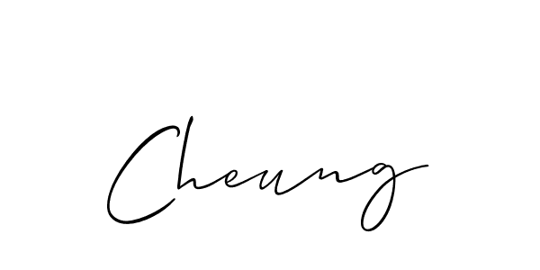 Use a signature maker to create a handwritten signature online. With this signature software, you can design (Allison_Script) your own signature for name Cheung. Cheung signature style 2 images and pictures png