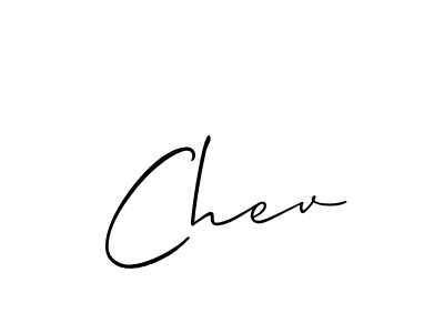 Also we have Chev name is the best signature style. Create professional handwritten signature collection using Allison_Script autograph style. Chev signature style 2 images and pictures png