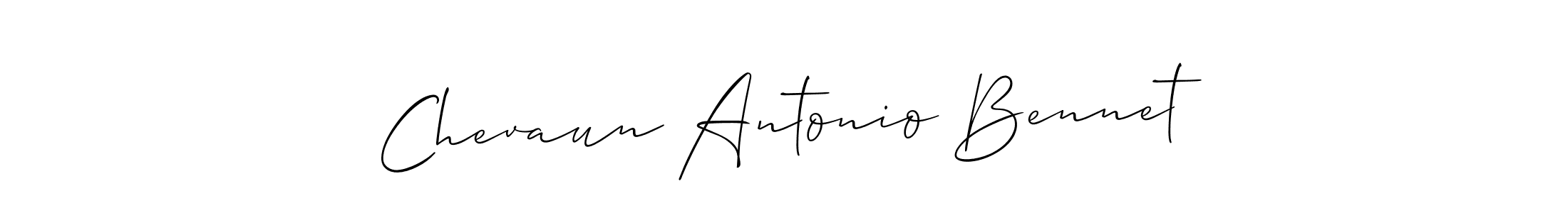 Make a beautiful signature design for name Chevaun Antonio Bennet. Use this online signature maker to create a handwritten signature for free. Chevaun Antonio Bennet signature style 2 images and pictures png