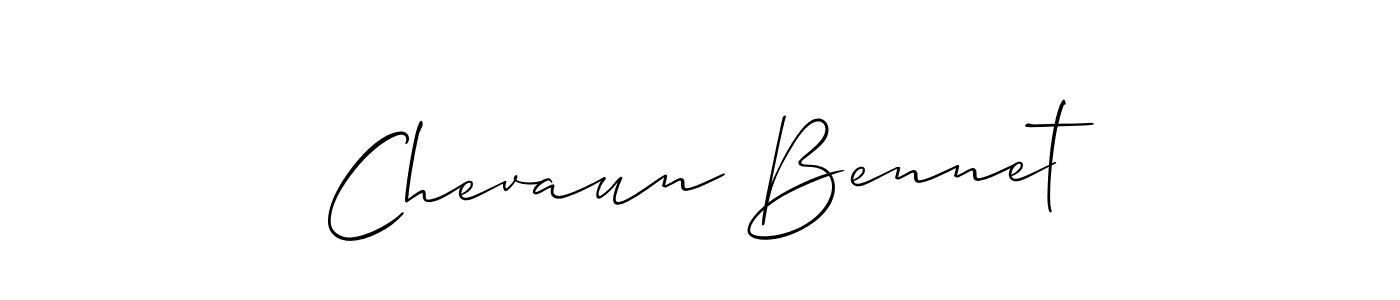 Check out images of Autograph of Chevaun Bennet name. Actor Chevaun Bennet Signature Style. Allison_Script is a professional sign style online. Chevaun Bennet signature style 2 images and pictures png