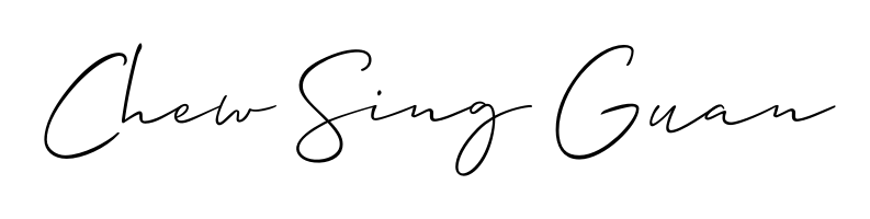 A dynamic signature style for Chew Sing Guan using Allison_Script script. Designed to look authentic, handwritten, and professional. Chew Sing Guan signature style 2 images and pictures png