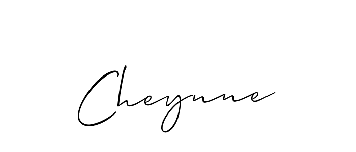 Create a beautiful signature design for name Cheynne. With this signature (Allison_Script) fonts, you can make a handwritten signature for free. Cheynne signature style 2 images and pictures png
