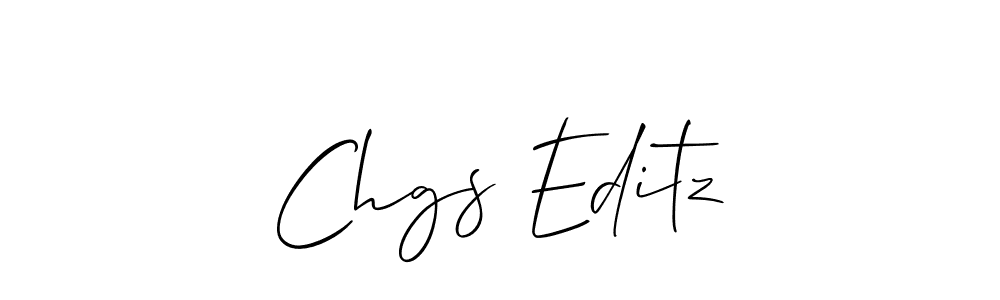 It looks lik you need a new signature style for name Chgs Editz. Design unique handwritten (Allison_Script) signature with our free signature maker in just a few clicks. Chgs Editz signature style 2 images and pictures png