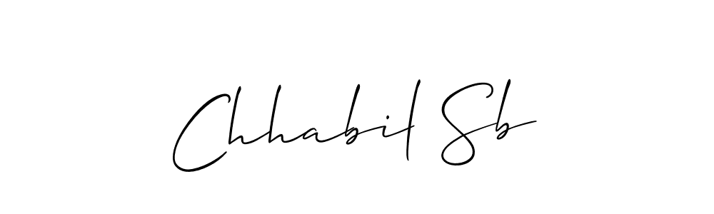 Best and Professional Signature Style for Chhabil Sb. Allison_Script Best Signature Style Collection. Chhabil Sb signature style 2 images and pictures png