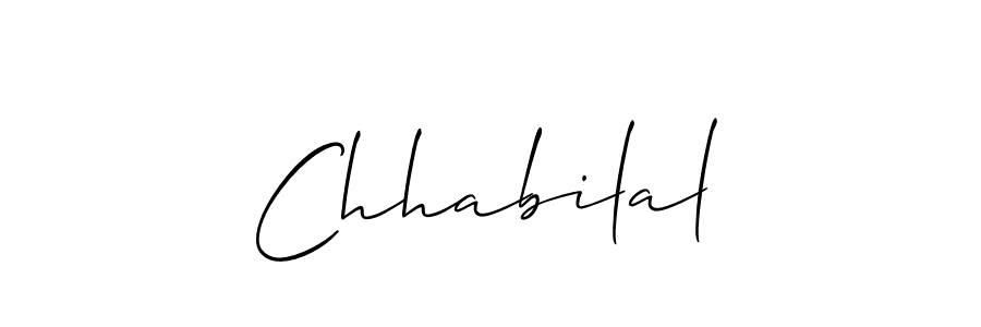 Allison_Script is a professional signature style that is perfect for those who want to add a touch of class to their signature. It is also a great choice for those who want to make their signature more unique. Get Chhabilal name to fancy signature for free. Chhabilal signature style 2 images and pictures png