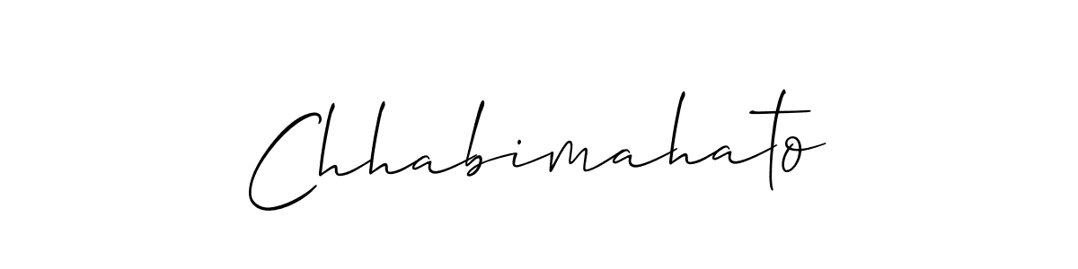 You should practise on your own different ways (Allison_Script) to write your name (Chhabimahato) in signature. don't let someone else do it for you. Chhabimahato signature style 2 images and pictures png