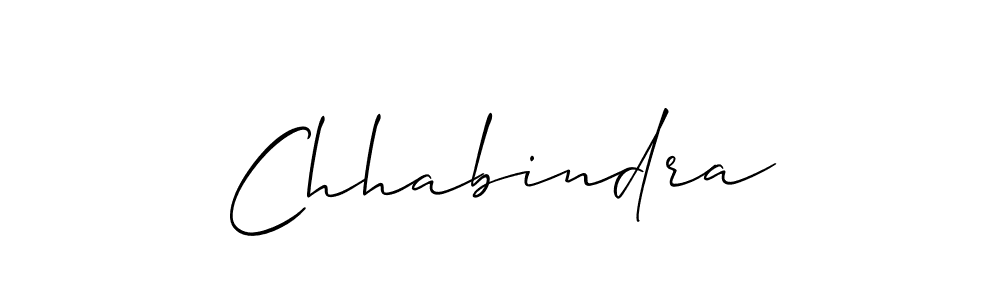 Use a signature maker to create a handwritten signature online. With this signature software, you can design (Allison_Script) your own signature for name Chhabindra. Chhabindra signature style 2 images and pictures png
